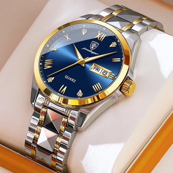 годинник Poedagar Omega Blue