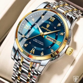 годинник Poedagar Unique Men Leather Deluxe, 2 ремінці