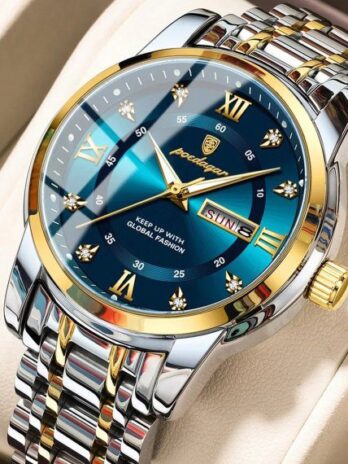 годинник Poedagar Unique Men Leather Deluxe, 2 ремінці