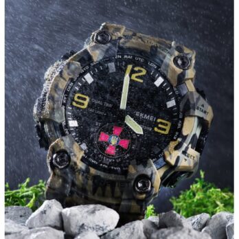водостійкий тактичний годинник Skmei Brave ЗСУ