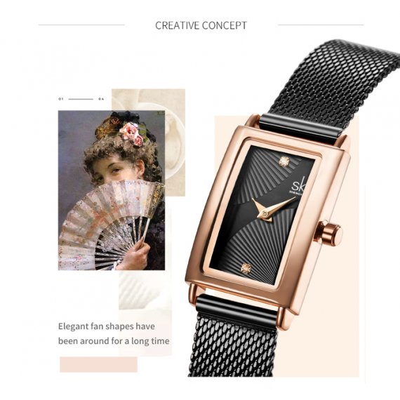 Жіночий годинник Shengke Victoria - Зображення 4