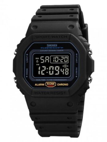 Водостійкий тактичний годинник Skmei Dron Black