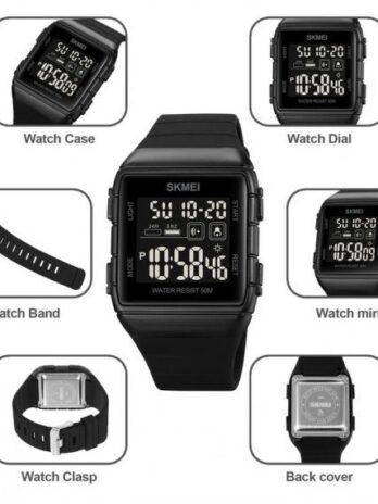 Водостійкий тактичний годинник Skmei Hakaton Pro