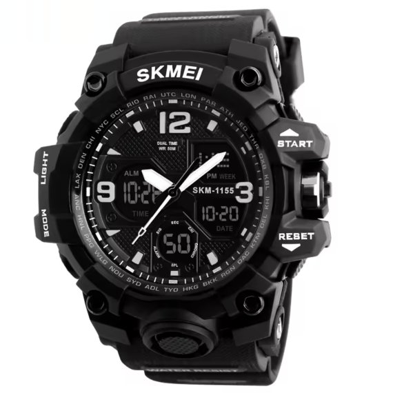 водостійкий тактичний годинник Skmei Hamlet 1155 - Зображення 6