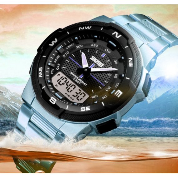 водостійкий тактичний годинник Skmei Marshal - Зображення 3