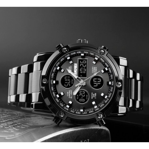 тактичний годинник Skmei Molot Limited AllBlack - Зображення 2