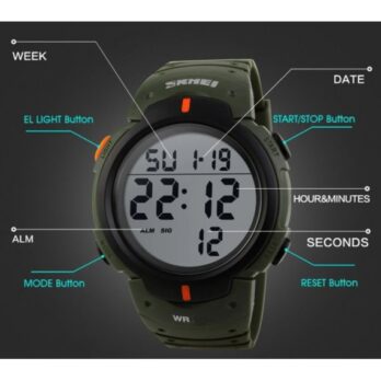 тактичний годинник Skmei Neon 10 Bar