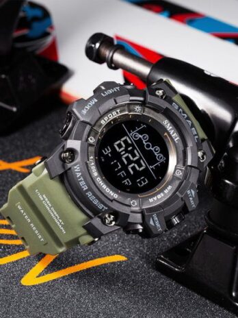 Чоловічий водостійкий тактичний годинник Smael Makro