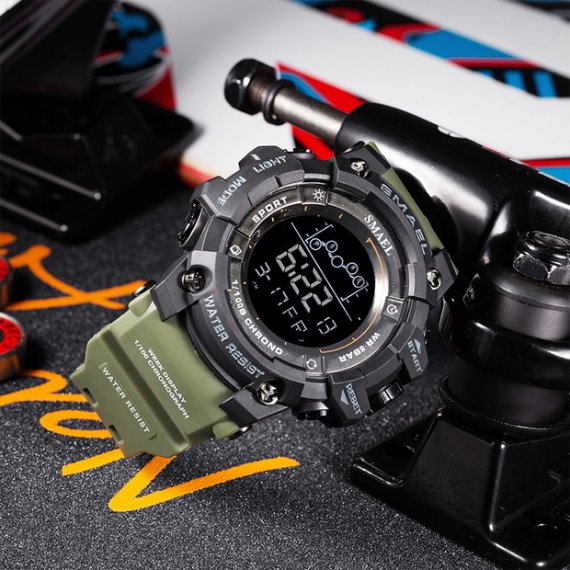 водостійкий тактичний годинник Smael Makro - Зображення 4
