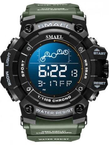 Чоловічий водостійкий тактичний годинник Smael Makro