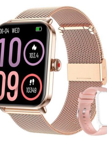 Розумний смарт годинник Smart Eva Gold, 2 ремінці