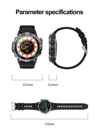 Розумний смарт годинник North Edge GPS Smart Titan з компасом