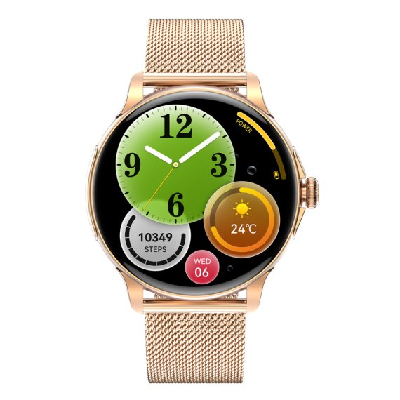 Розумний смарт годинник Smart Holiday Gold Steel, 2 ремінці - Зображення 9