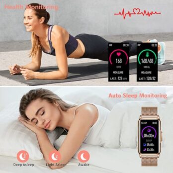 Розумний смарт годинник Smart Mioband Nano+ Pink, 2 ремінці