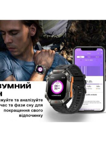 Розумний смарт годинник Smart Racer K+ Steel з компасом