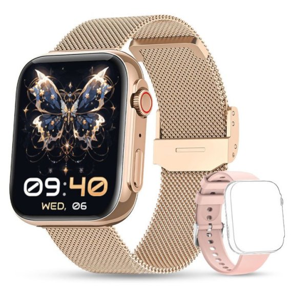 Розумний смарт годинник Smart Sensation Gold, 2 ремінці - Зображення 7