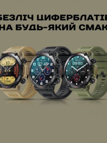 Розумний смарт годинник Smart Storm Black