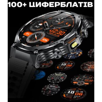 Розумний смарт годинник Smart Surf X Pro Black Steel, 2 ремінці