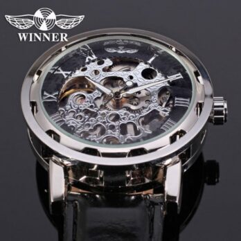 механічний годинник Winner Black