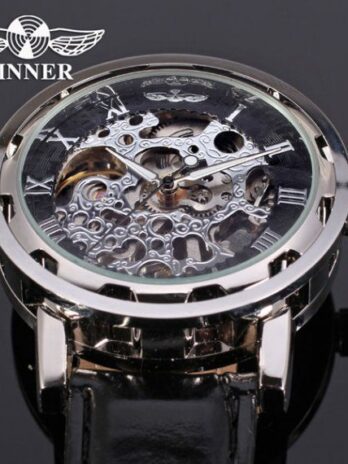 механічний годинник Winner Black