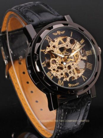 механічний годинник Winner Chocolate