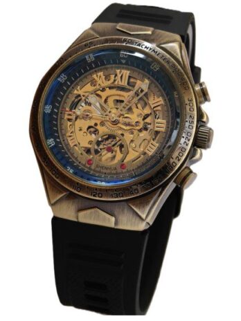 механічний годинник Winner Status Rubber, 2 ремінці