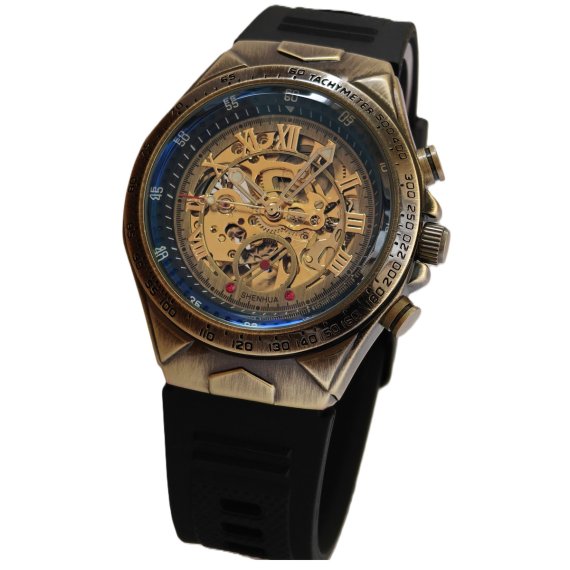 механічний годинник Winner Status Rubber, 2 ремінці - Зображення 4