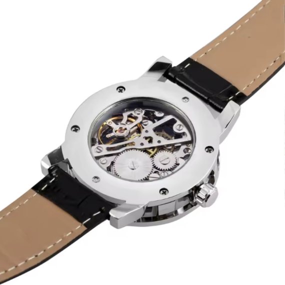 механічний годинник Winner Black - Зображення 7