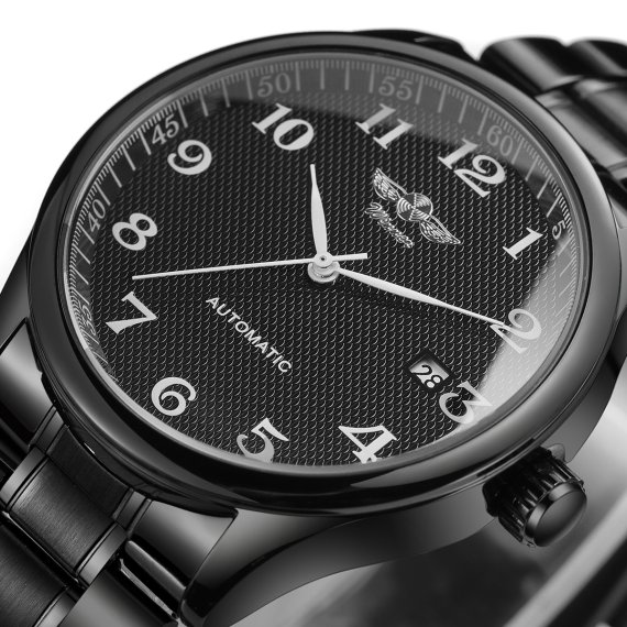 механічний годинник Winner Handsome Black - Зображення 7