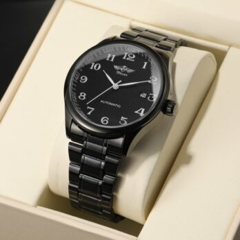 механічний годинник Winner Handsome Black