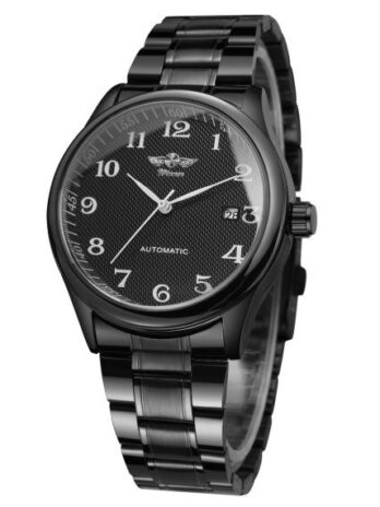 механічний годинник Winner Handsome Black
