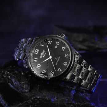 механічний годинник Winner Handsome Black