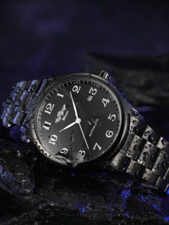 механічний годинник Winner Handsome Black