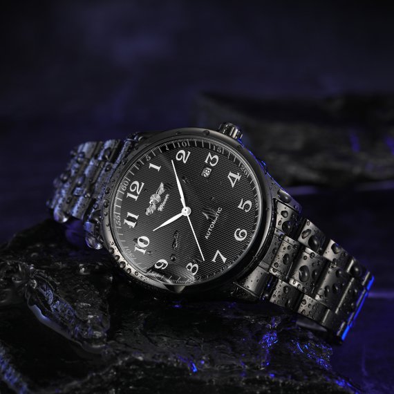 механічний годинник Winner Handsome Black - Зображення 4