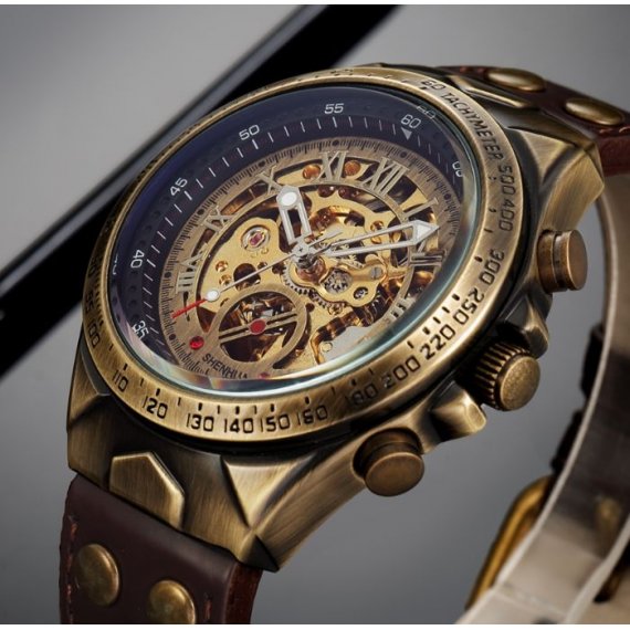 механічний годинник Winner Status Rubber, 2 ремінці - Зображення 3