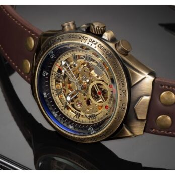 механічний годинник Winner Status Rubber, 2 ремінці