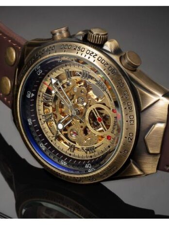 механічний годинник Winner Status Rubber, 2 ремінці